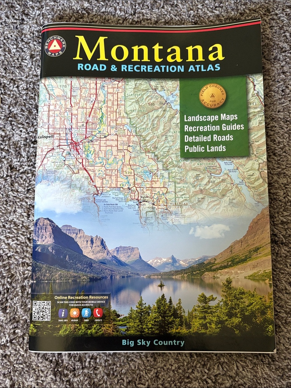 Montana Road & Recreation Atlas - Big Sky Country (Green)